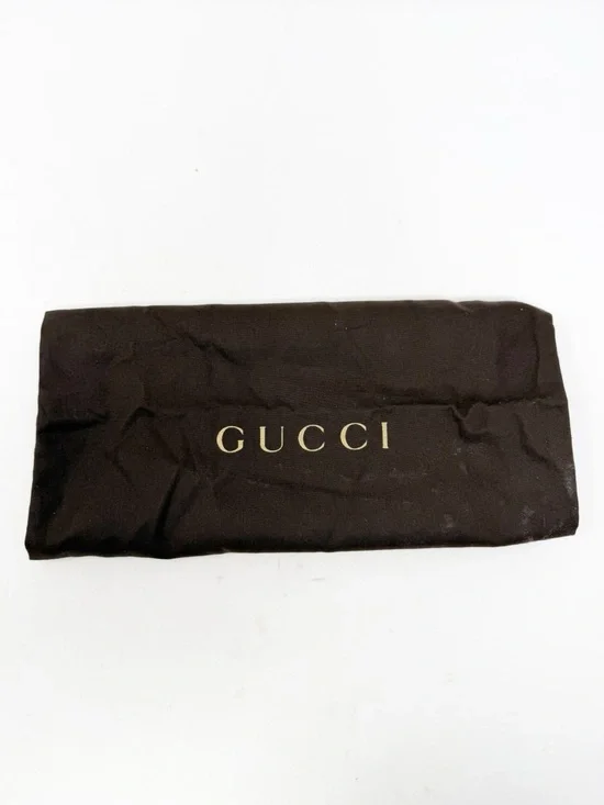 Gucci Bamboo GG Canvas Platform Sandals Heels Womens Size EU 38.5 - Picture 12 of 12